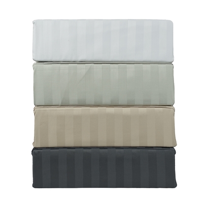 Mohan Cotton Dobby 2cm 4-piece 300TC King Sheet Set