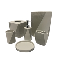 Austin horn classics 6-piece Luxor Stone Resin Bath Accessory Set