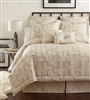 Austin Horn En' Vogue Maze Pearl Off-White 3-piece Duvet Set