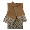 Sherry Kline Merrill Nugget 3-piece Embellished Towel Set