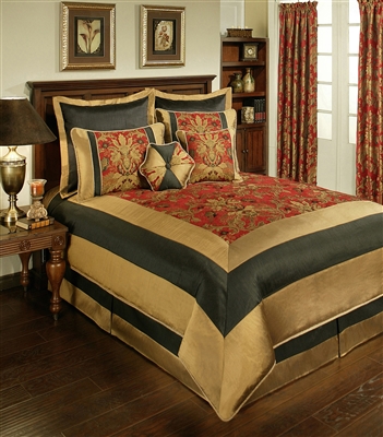 Sherry Kline Milano Red 8-piece Comforter Set