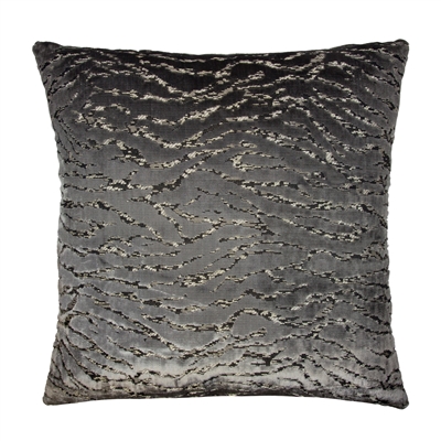 Olivia Quido Bliss Luxury Cut Velvet 20-inch Pillow