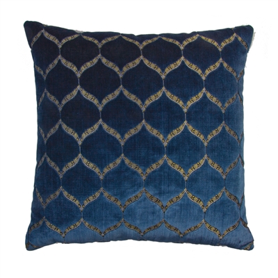 Olivia Quido Dazzle Luxury Cut Velvet 20-inch Pillow