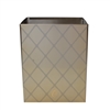 Olivia Quido Wellington Gold Metallic Waste Basket