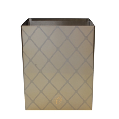 Olivia Quido Wellington Gold Metallic Waste Basket