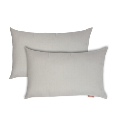 Olivia Quido Sunbrella Spectrum Eggshell Boudoir Outdoor Pillow 2-pack