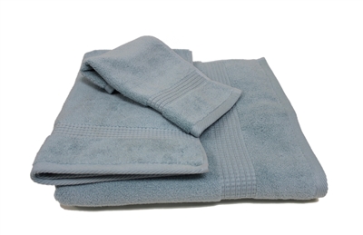 Olivia Quido Zero Twist 3-piece LIGHT BLUE Towel Set