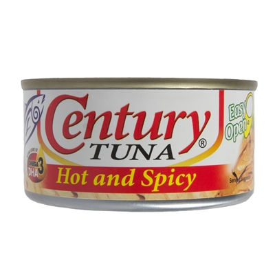 Century Tuna Flakes HOT & SPICY 180g (Pack of 4)