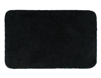 Sherry Kline Solid Black 21 x 34 Bath Rug (Set of 2)