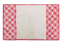 Sherry Kline Romance Cotton 21 x 34-inch Coral Bath Rug