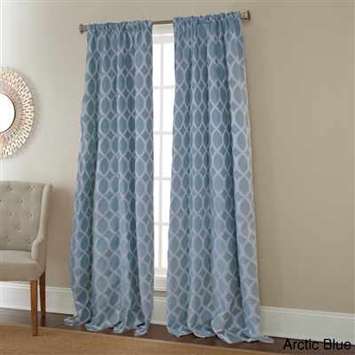 Sherry Kline Infinity Jacquard Curtain Panel Pair