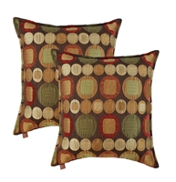 Sherry Kline Metro Spice 18-inch Decorative Pillow (Set of 2)