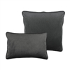 Sherry Kline Richmond Velvet Dark Gray Combo Pillow