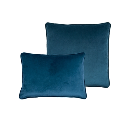 Sherry Kline Richmond Velvet Dark Blue Combo Pillow