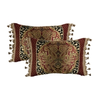 Sherry Kline Tangiers Boudoir Pieced Decorative Pillow (Set of 2)