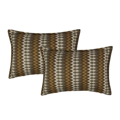 Sherry Kline Springlake Taupe Boudoir Decorative Pillow (set of 2)