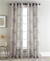 Sherry Kline Casey Natural 96-inch Printed Sheer Panel (Pair)