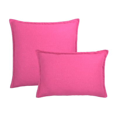 Sherry Kline Frisco Linen Pink Reversible Combo Pillow
