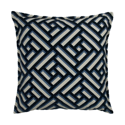 Sherry Kline Brick Blue 20-inch Decorative pillow