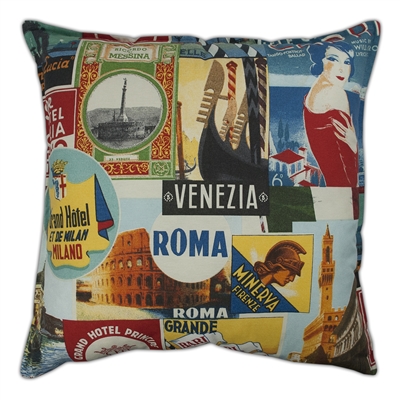 Sherry Kline Trieste 24-inch Printed Novelty Pillow