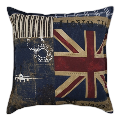 Sherry Kline Manchester 24-inch Printed Novelty Pillow