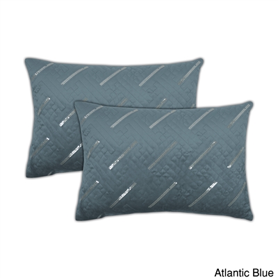 Sherry Kline Fairfield Boudoir Sequins Velvet Pillows (Set of 2)