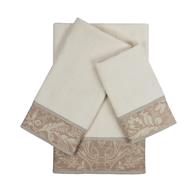 Sherry Kline Yuma 3-piece Embellished Towel Set