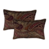 Sherry Kline Springfield Paisley Rust Boudoir Pillows (Set of 2)