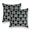 Sherry Kline Stonewall Grey 20-inch Decorative Throw Pillow (Set of 2)