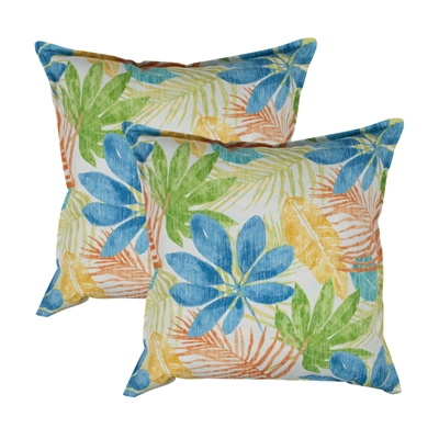 Thread and Weave Honolulu 20-inch Outdoor Pillow (Set of 2)