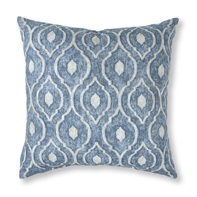 Thread and Weave Magnolia Blue 20-inch Pillow