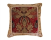 Austin Horn Classics Verona Red 20-inch Fancy Square Pillow