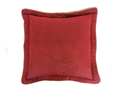 Austin Horn Classics Verona Red Euro Sham