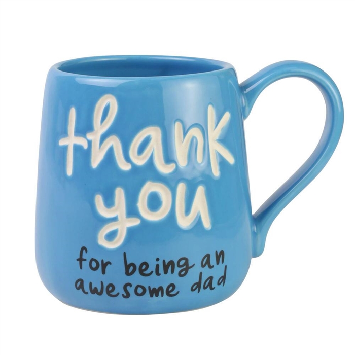 Father Gift Engraved Thank You Dad Mug