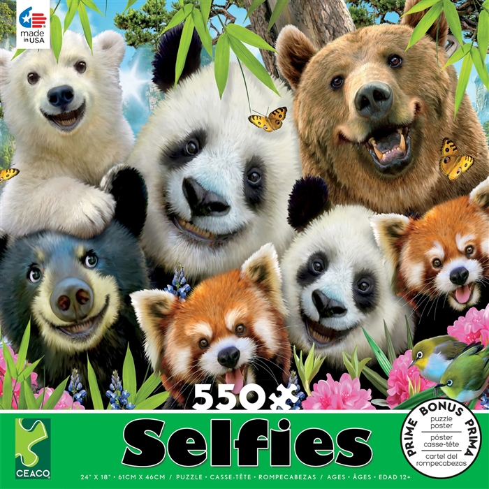 Selfies - Bear Essentials 550 Piece Jigsaw Puzzle