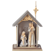 Foundations - 3 Piece Mini Holy Family With Stable Set