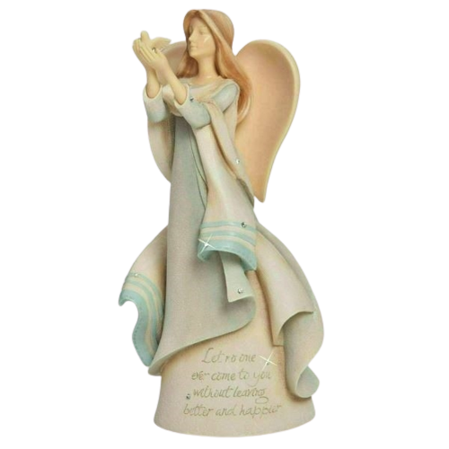 Foundations Angel Releasing Bird Figurine