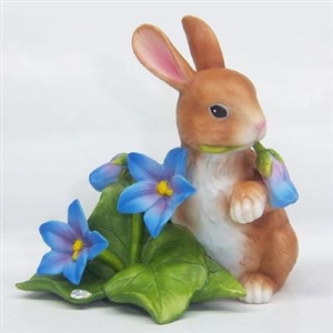 Bunny With Violets