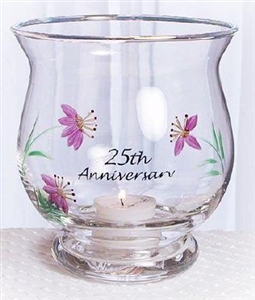 Fenton - 25th Anniversary Candleholder