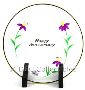 Fenton - Anniversary Clear Glass Plate