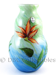 Fenton Glass Floral Vase