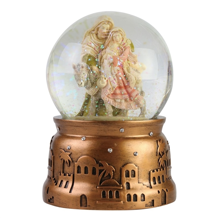 The Heart Of Christmas - Holiday Holy Family Waterball