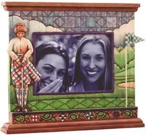 Jim Shore Woman Golfer Picture Frame