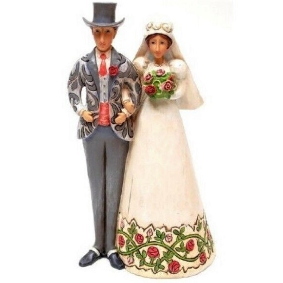 Jim Shore Bride And Groom Figurine / Cake Topper