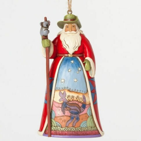 Jim Shore Heartwood Creek -  - Australian Santa Ornament