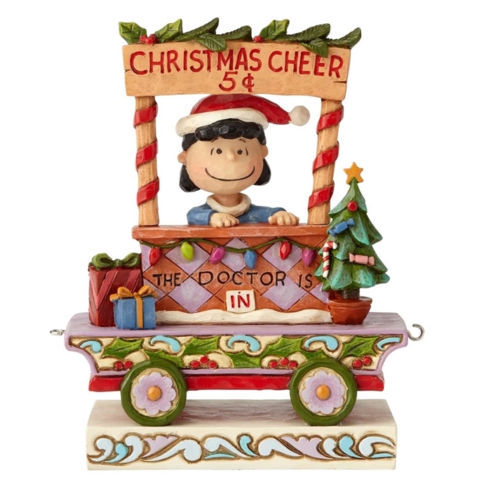 Peanuts by Jim Shore - All Welcome - Lucy Christmas Train Car