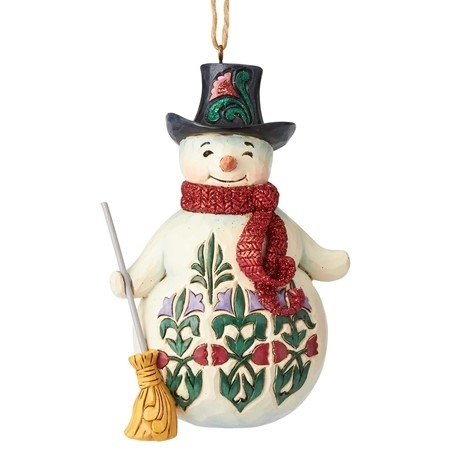 Jim Shore Heartwood Creek - Winter Wonderland Snowman Christmas Ornament