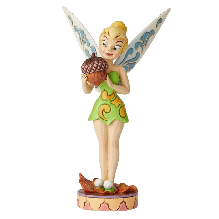 Jim Shore Disney Traditions - Nuts For Fall - Tink with Acorn