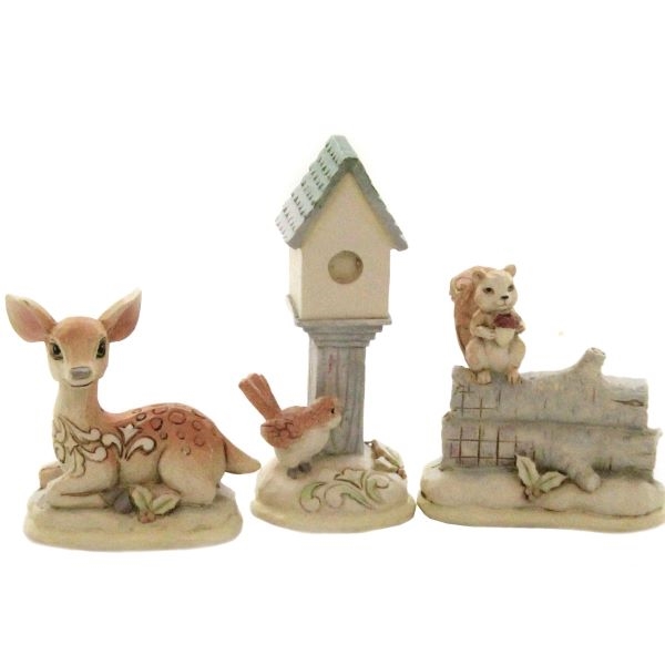 Woodland Mini Animal 3 Pc Set