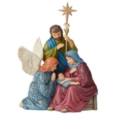 Child Of Grace - Victorian Holy Family & Angel